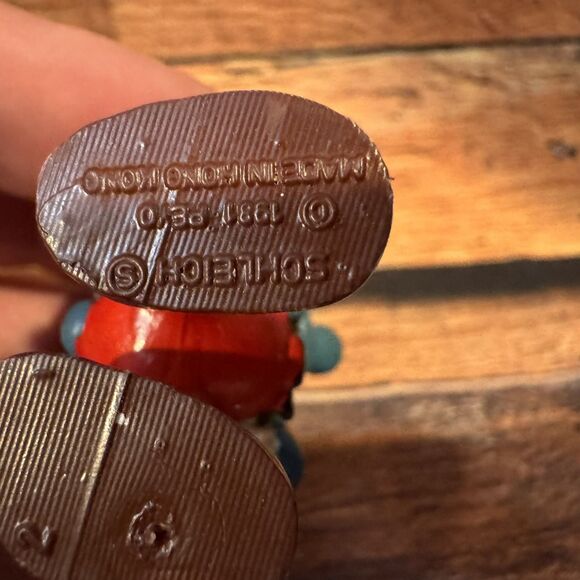 VINTAGE 1981 Schleich Peyo Cowboy Smurf PVC Figure 20122 Collectible Smurfs Toy - Picture 7 of 7